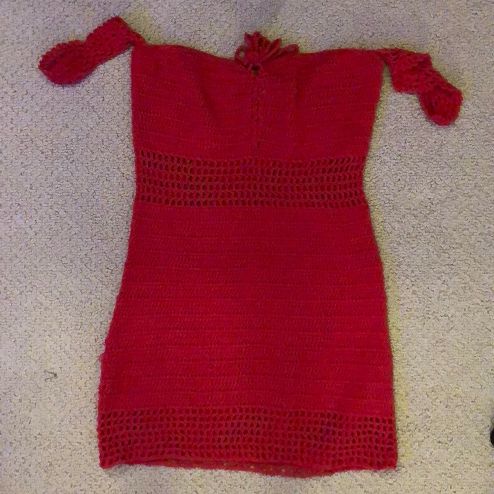 Red knit dress - Darah Dahl